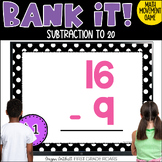 Subtraction to 20 Fact Fluency Movement Break Math Project