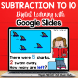 Subtraction to Ten Digital Google Slides Activities for Go