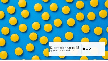 Preview of Subtraction up to 15