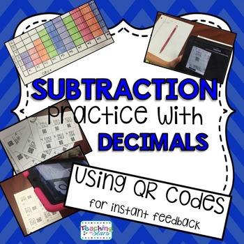 Preview of Subtraction with Decimals Task Cards