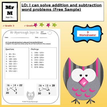 partition subtraction teaching resources teachers pay teachers