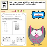 Addition & Subtraction: Using Partitioning