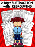 Double Digit Subtraction with Regrouping Worksheets and Posters