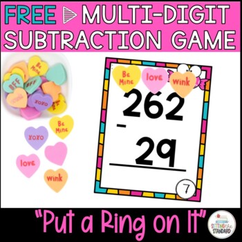Preview of Subtraction with Regrouping Game Free