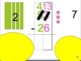 Subtraction with Regrouping Narrated, Animated  Powerpoint MOVIE