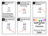 Subtraction with Regrouping Step-by-Step Book
