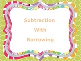 Subtraction with Borrowing Task Cards