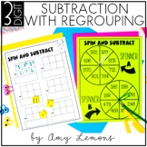 3 Digit Subtraction with Regrouping Math Worksheets, Games