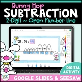 Subtraction with Regrouping on a Number Line - Spring Digi