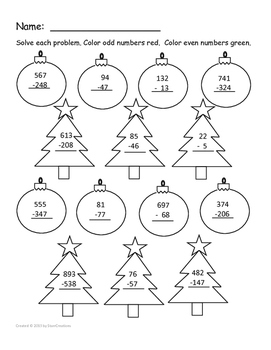 Subtraction with regrouping by Susan Starr | TPT