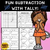 Subtraction with tally for Kintergarten,1st grade and 2nd grade