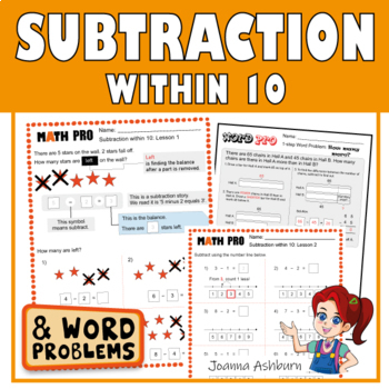 Subtraction within 10 Activities, Drills, Riddles, Morning Work ...