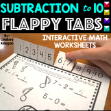 Subtraction within 10 - Flappy Tabs Subtraction Practice