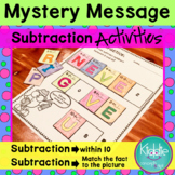 Subtraction within 10 Worksheet Activity