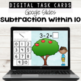 Subtraction within 10 using Google Slides™