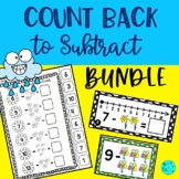 Subtraction within 20 - Count Back Strategy | BUNDLE