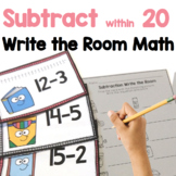 Subtraction within 20 Write the Room Math