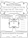 Subtraction within 10 Word Problems Worksheets