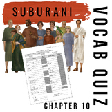 Suburani Chapter 10 Vocab Quiz