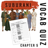 Suburani Chapter 5 Vocab Quiz