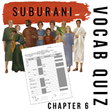 Suburani Chapter 6 Vocab Quiz