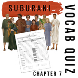 Suburani Chapter 7 Vocab Quiz