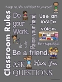 Subway Art - Visual Classroom Rules with Pictures | Class Rules