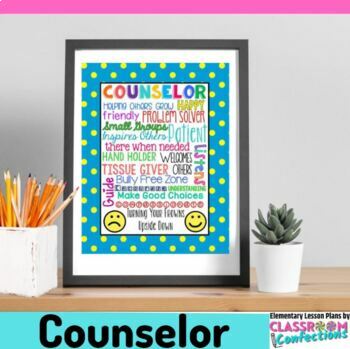 Preview of Subway Art for Counselors : Build Teacher Morale : Gift Idea