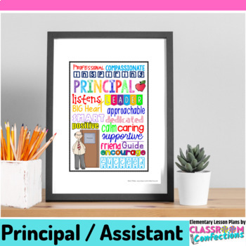 Preview of Subway Art for Principals and Assistant Principals : Appreciation Day Idea