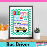Subway Art for School Bus Drivers : Build Morale : Gift Idea