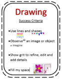 Success Criteria Rubric for Drawing