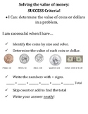 Success Criteria for Money