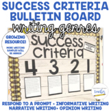 Success Criteria for Writing Bulletin Board