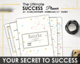 Success Planner Printable, Productivity Goal Setting, Time