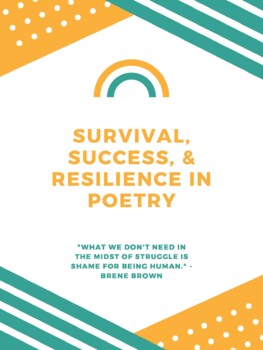 Preview of Survival, Success, & Resilience Poetry Unit