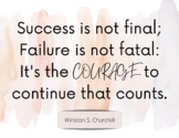 Success is Not Final; Failure is Not Fatal Poster