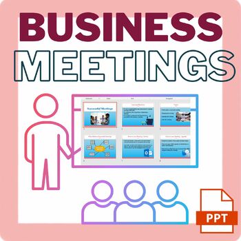 Preview of Business Meetings PowerPoint Presentation - Fully Editable
