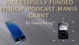 Successfully Funded Podcast Mania Grant