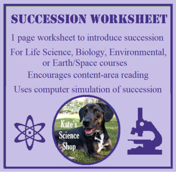 Preview of Succession Worksheet