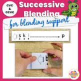 Successive Blending Activity | Short vowel cvc and ccvc wo