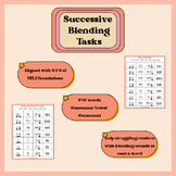 Successive Blending Tasks- CVC words- Works on blending 3 