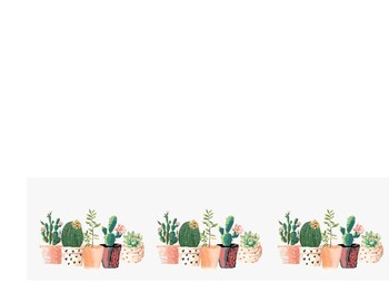 Succulent Cactus PowerPoint by Lisl Windham | Teachers Pay Teachers