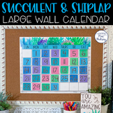 Succulent Calendar - Large Wall Calendar