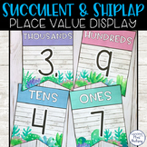 Succulent Place Value Display - Place Value Posters