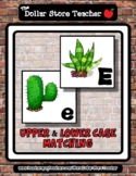 Succulent Plants - A to Z Upper & Lower Case Matching Cards *o