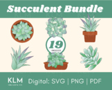Succulent Svg, Plant Clip art, Succulent Clipart, Plants S