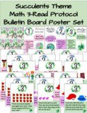 Succulents Theme - 3 Read Protocol Math Strategy - Bulleti