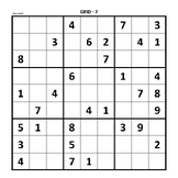 Sudoku Adult Puzzles, Very Hard Brain Teasers, Challenging