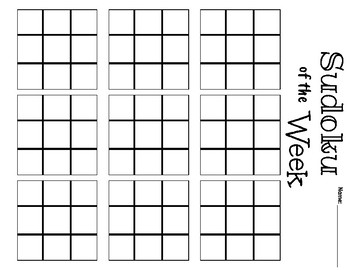 sudoku bulletin board by teach n shine teachers pay teachers