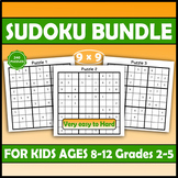 Sudoku Bundle for Kids 240 Puzzles for Critical Thinking a